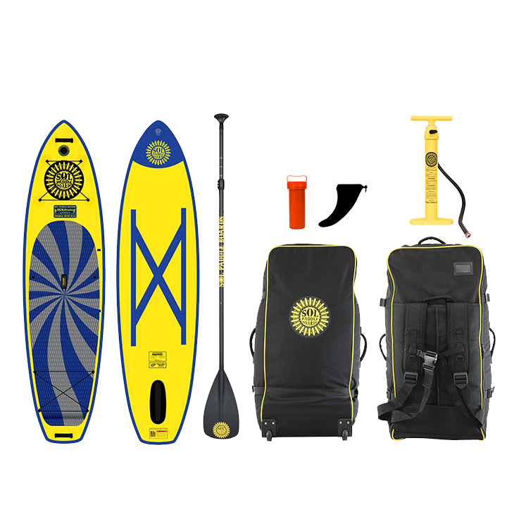 GalaXy SOLtrain top and bottom view with accessories.
