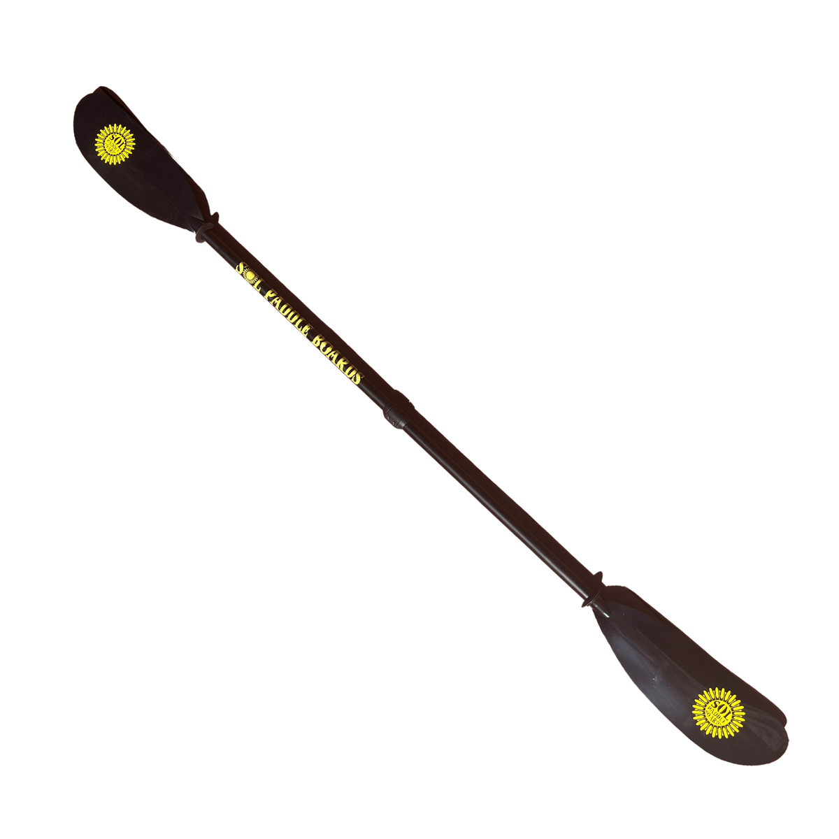 SOL Sweep Kayak Paddle Fiberglass Two-Piece Together