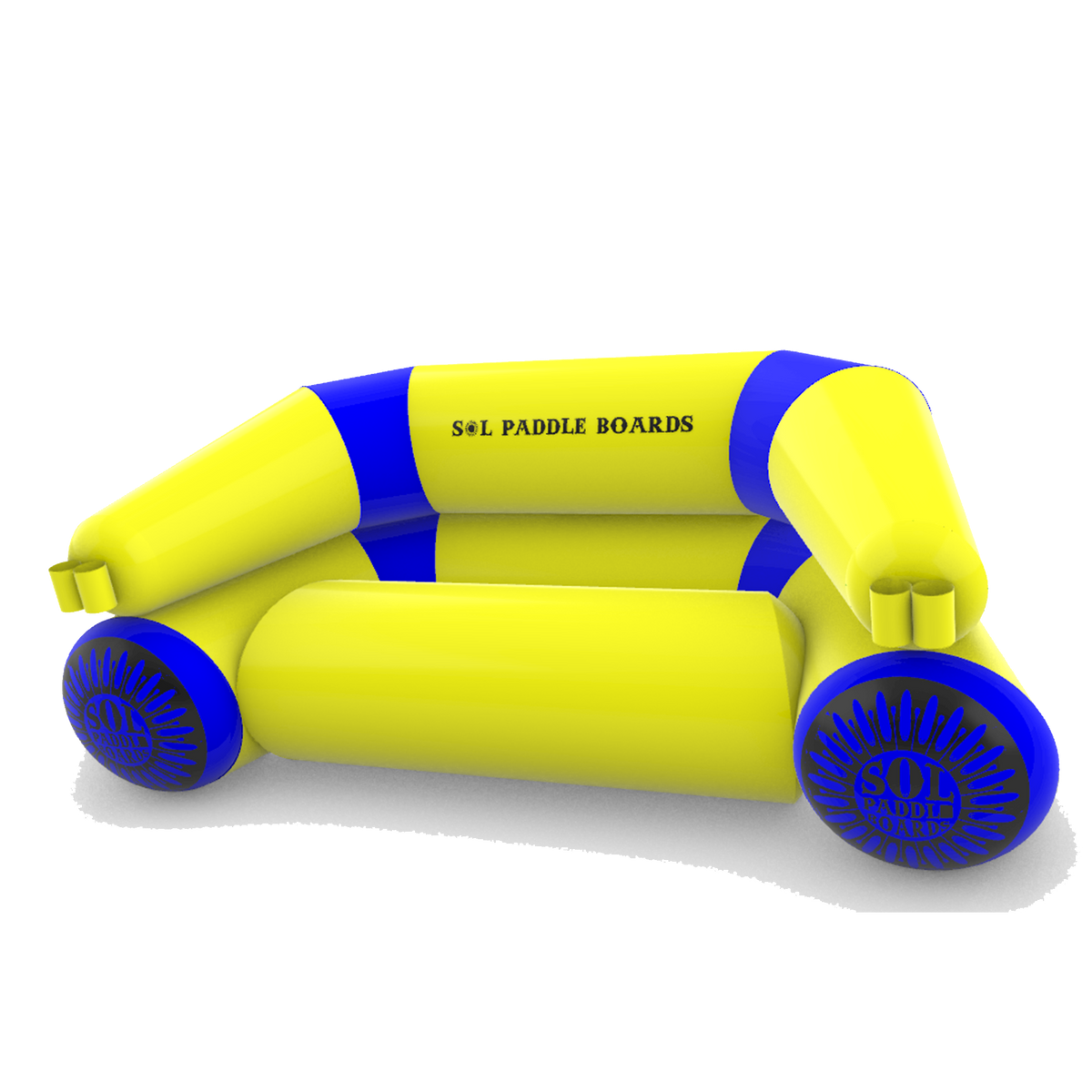 SOLfa Inflatable Sofa Angled View of Front and Top