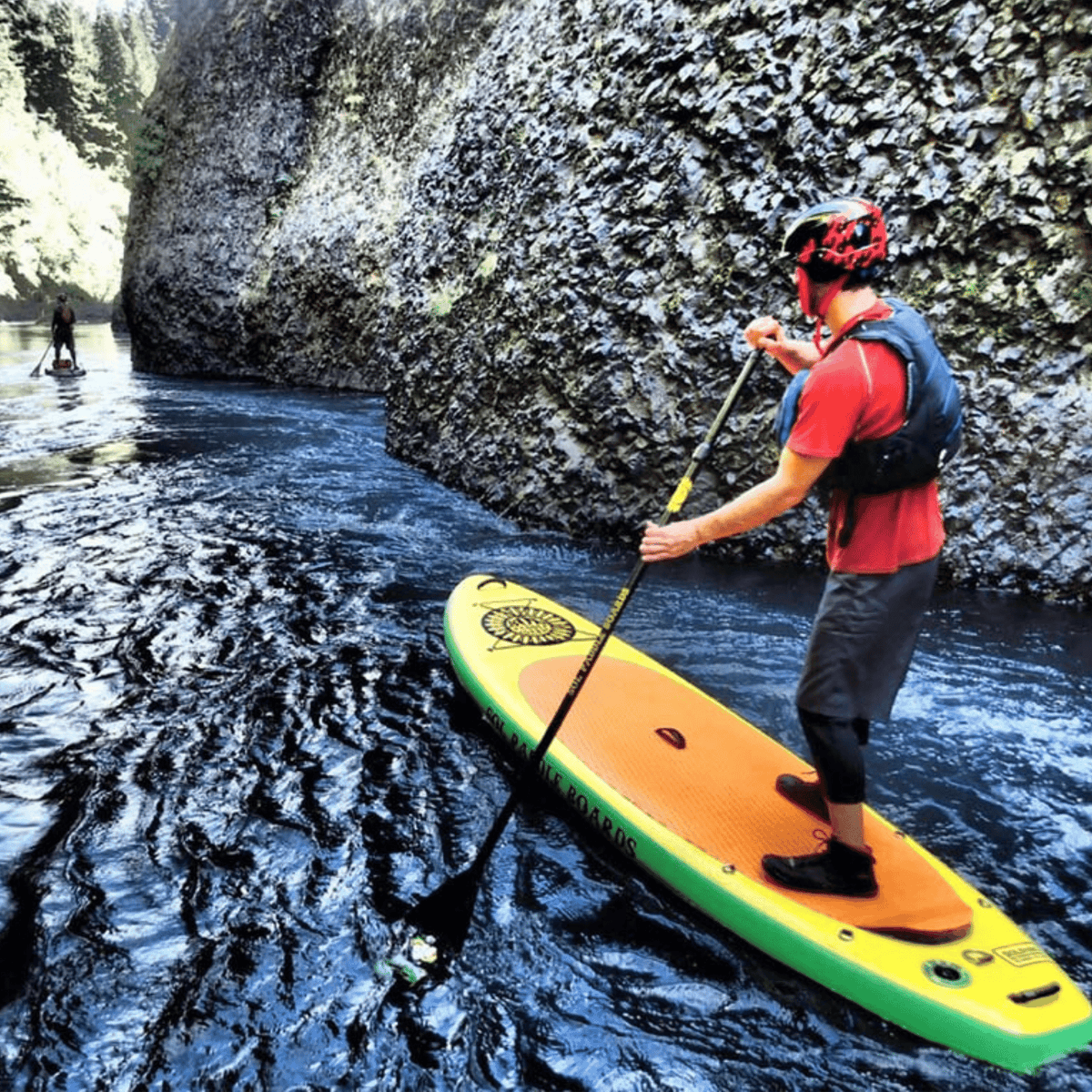 SOL Carbon Blaster Three Piece Travel Paddle Lifestyle 1