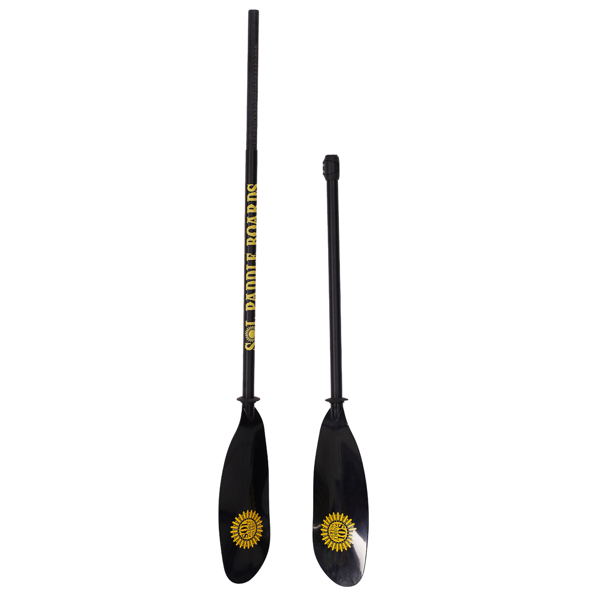 SOL Sweep Kayak Paddle Fiberglass Two-Piece Separated